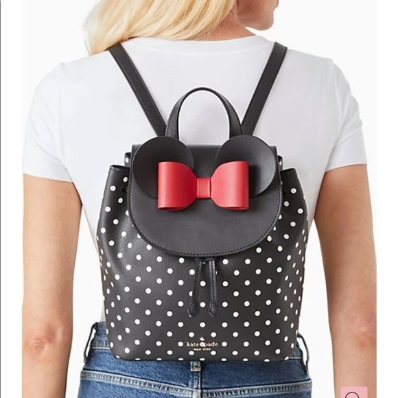 Disney Kate spade New York Minnie Mouse backpack & card holder - Picture 3 of 13